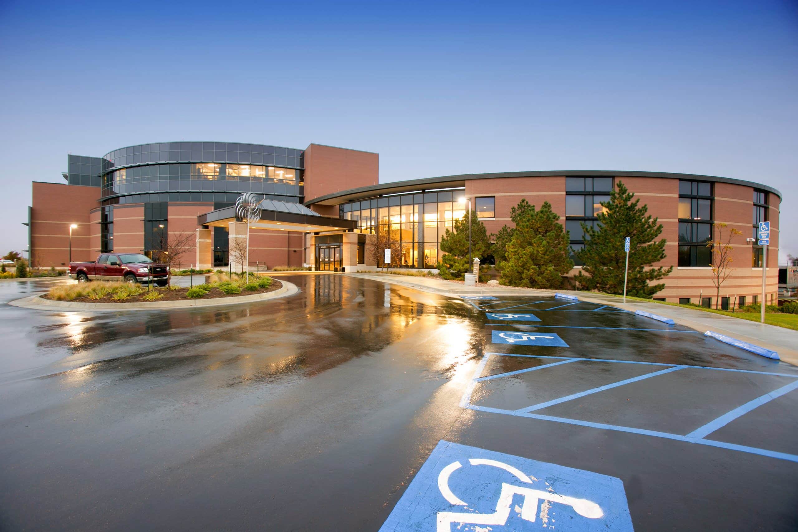 Hays medical center in hays, kansas, where bahl installed intumescent coatings and spray-applied fireproofing