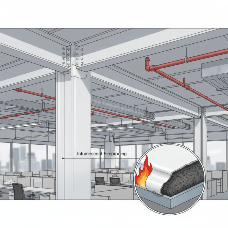 How Long Does Intumescent Fireproofing Last on Structural Steel?
